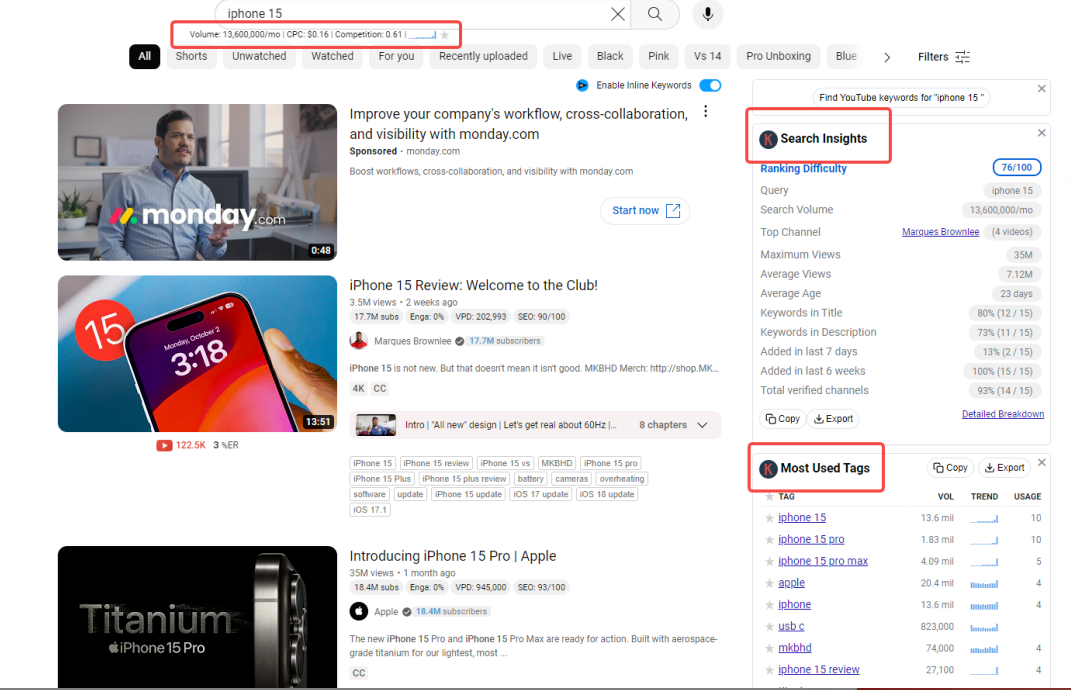 YouTube SEO必看：如何筛选合适的关键词(图2)